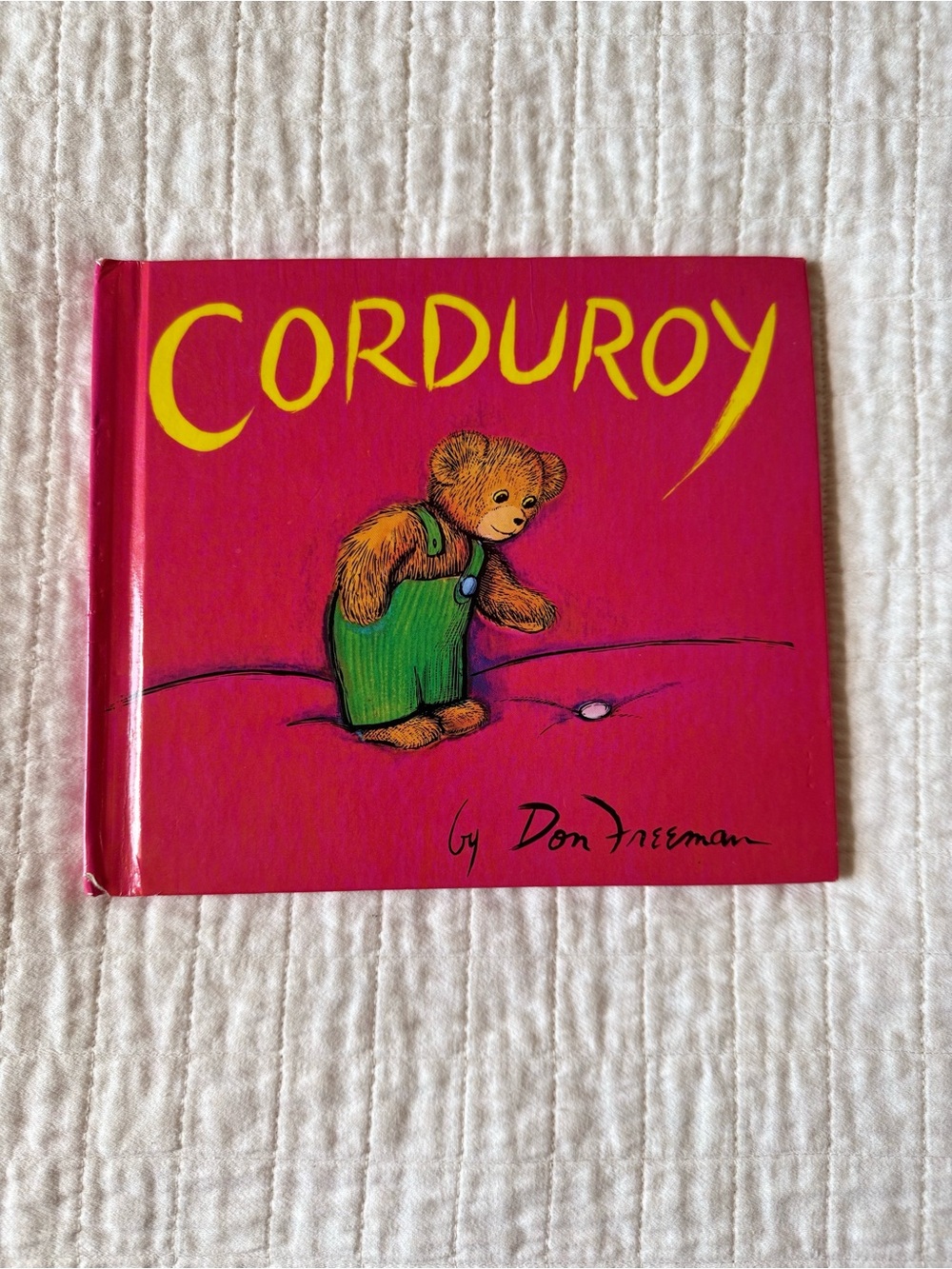 Corduroy by Don Freeman - Red Cover with Green Overalls good used condition
